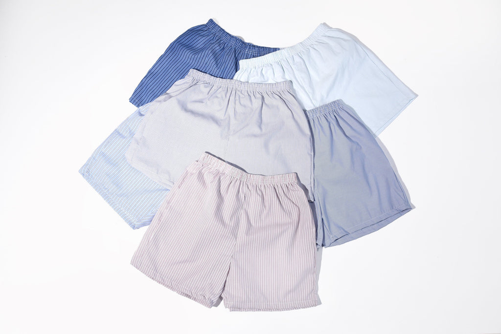 Zennio Men’s Vertical Stripe Lounge Shorts