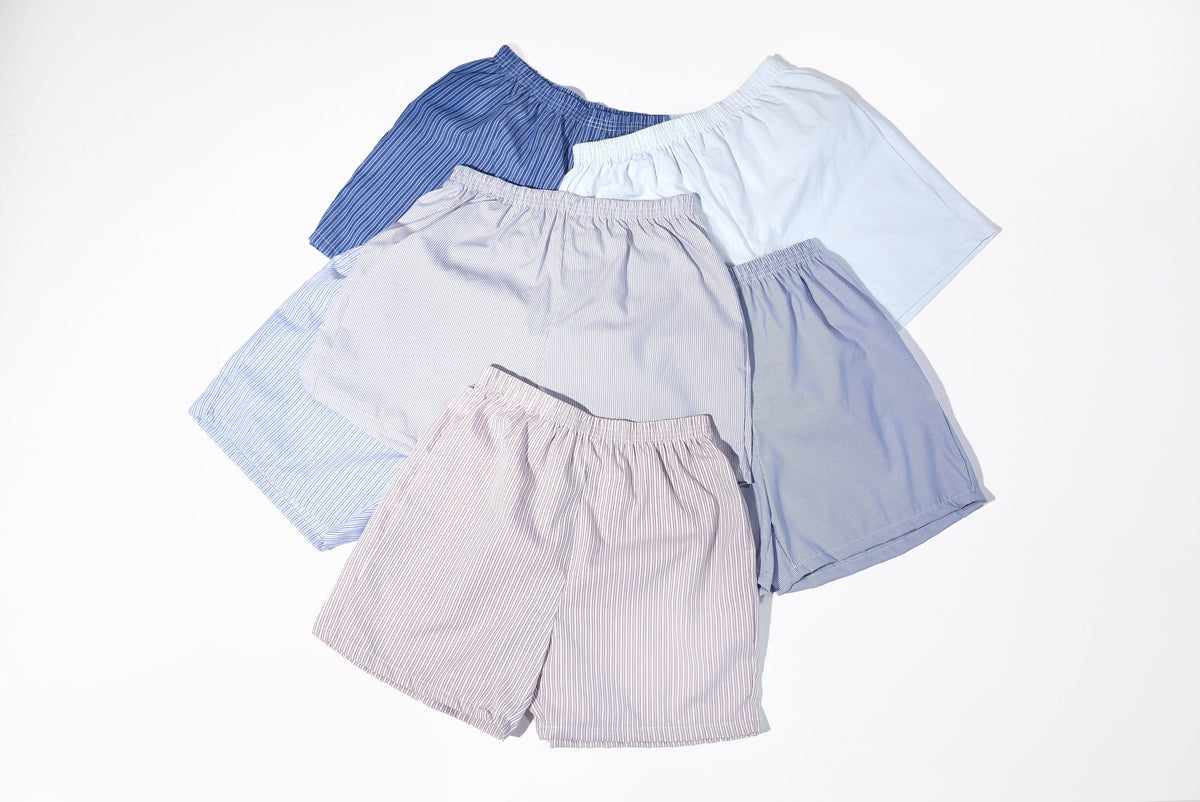Zennio Men’s Vertical Stripe Lounge Shorts