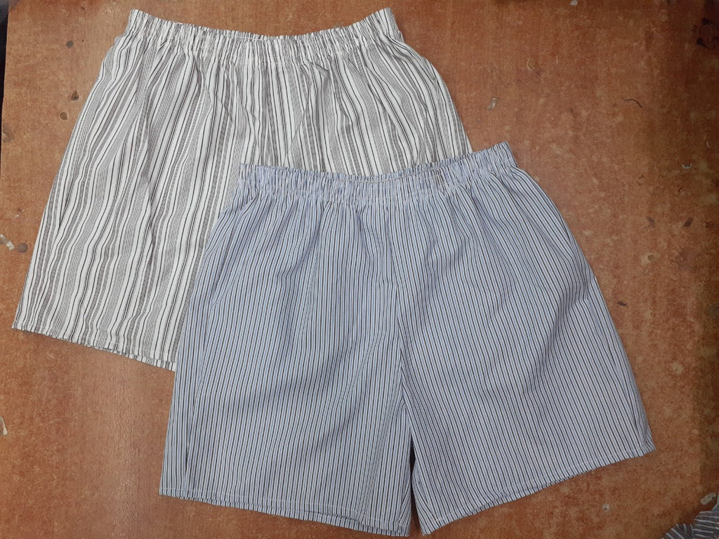 Zennio Men’s Vertical Stripe Lounge Shorts
