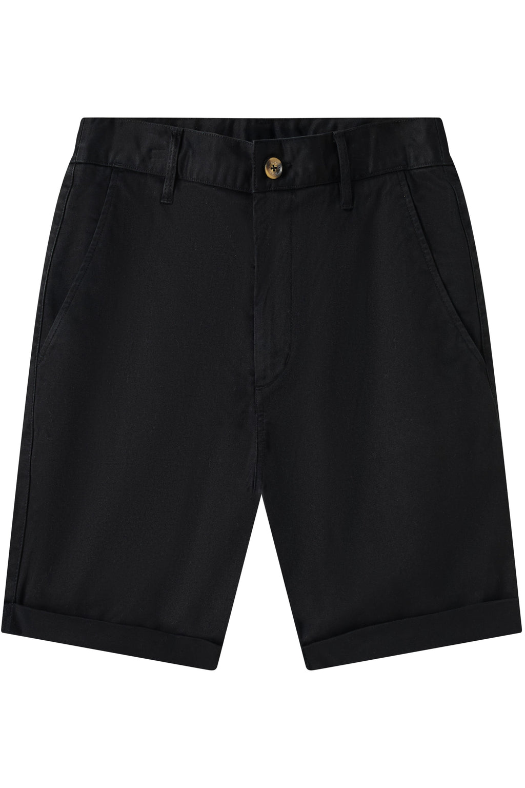 Zennio Slim Chino Shorts with Slanted Pockets