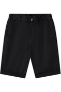 Zennio Slim Chino Shorts with Slanted Pockets