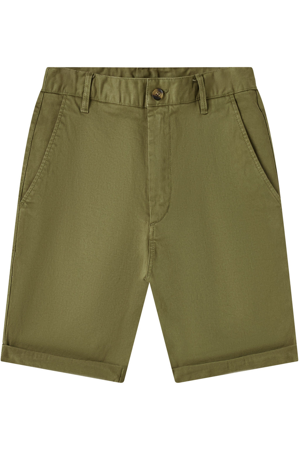 Zennio Slim Chino Shorts with Slanted Pockets