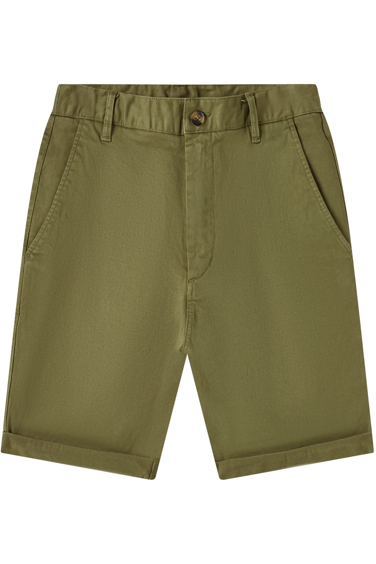 Zennio Slim Chino Shorts with Slanted Pockets