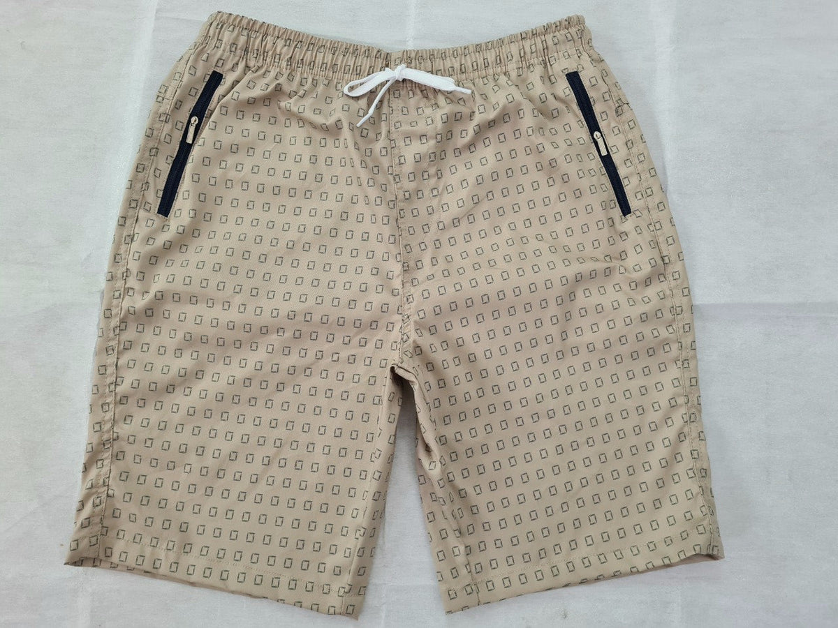 Zennio casual shorts with dual zip front pockets