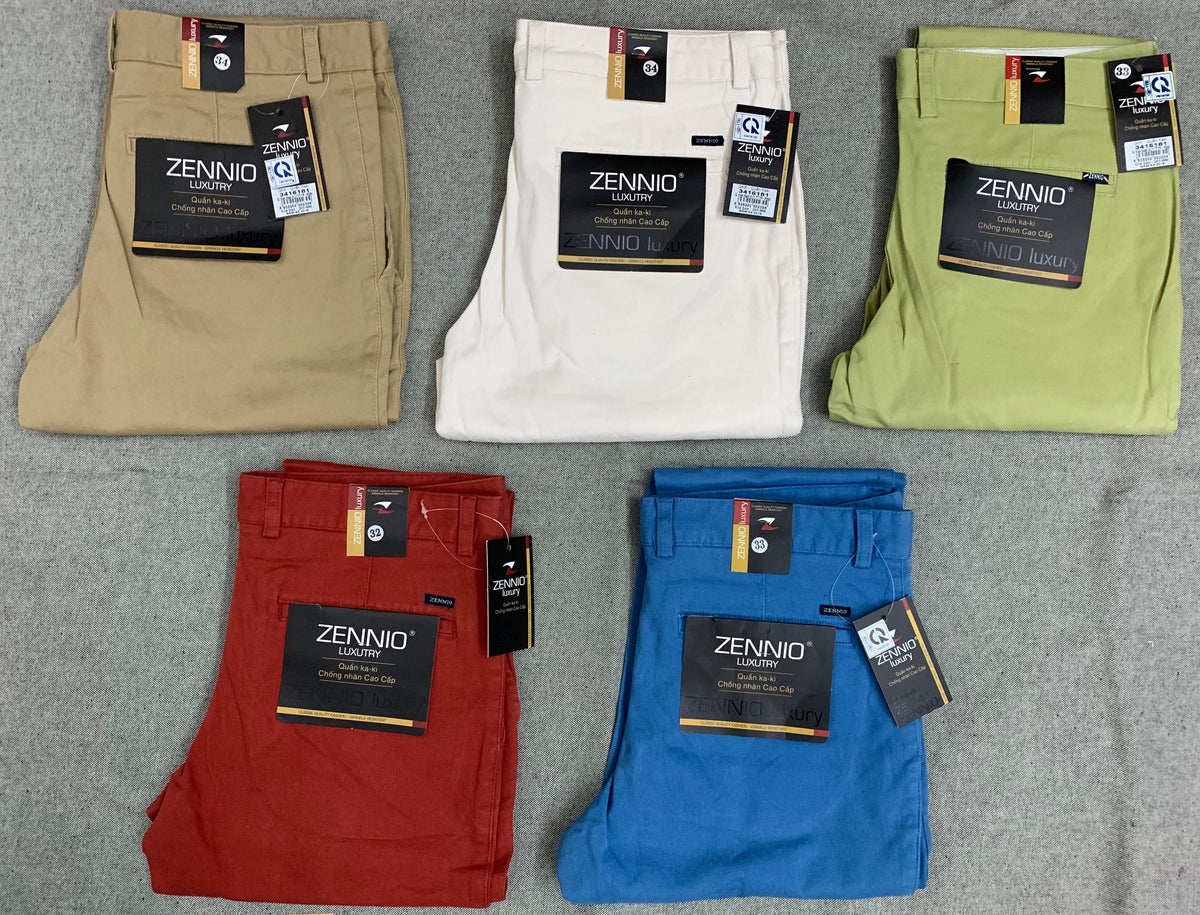 Zennio Men’s Slim Fit Cotton Pants – Modern Everyday Style