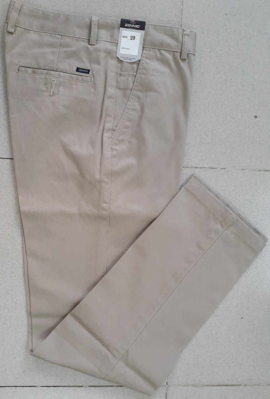 Zennio Men’s Regular Fit Cotton Pants – Comfortable Everyday Wear