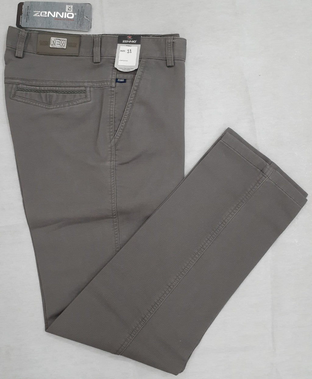 Zennio Men’s Classic Straight-Leg Casual Trousers